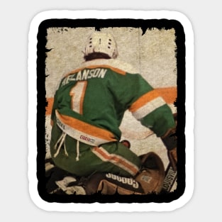 Roland Melanson - Minnesota North Stars, 1984 Sticker